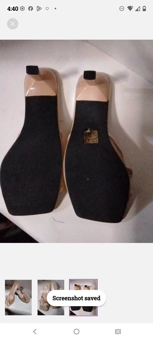 Beige Bow-Detail Mid Heel Mules for Women - photo 3