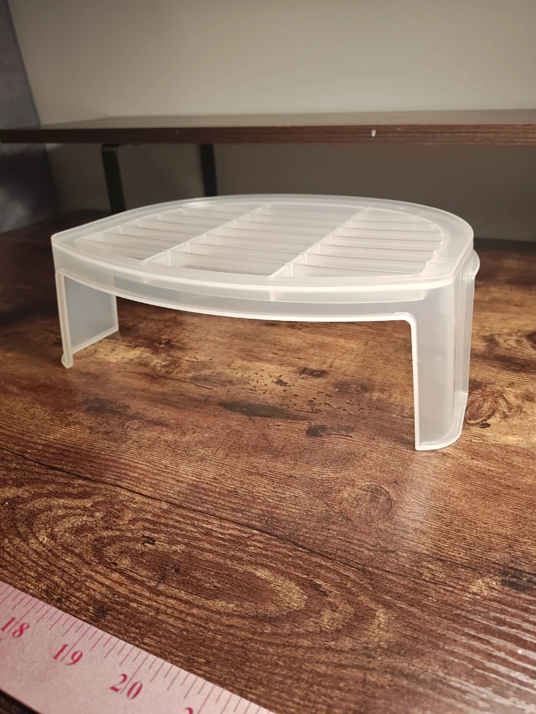 Clear Plastic Stackable Shelf Riser - photo 2