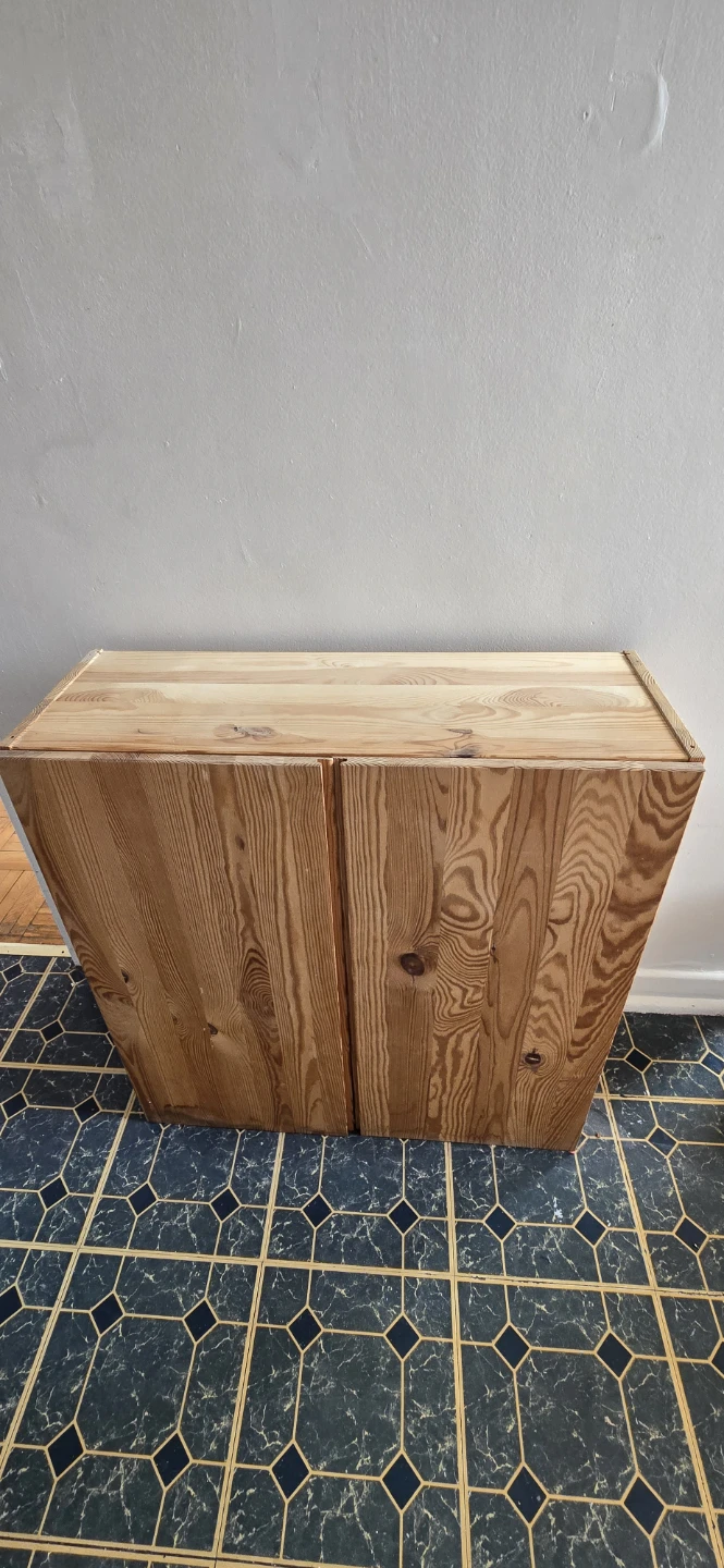 Pine wood cabinet