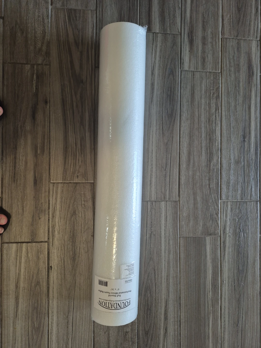 FOUNDATION Professional White Foam Roller 6" x 36" - photo 2
