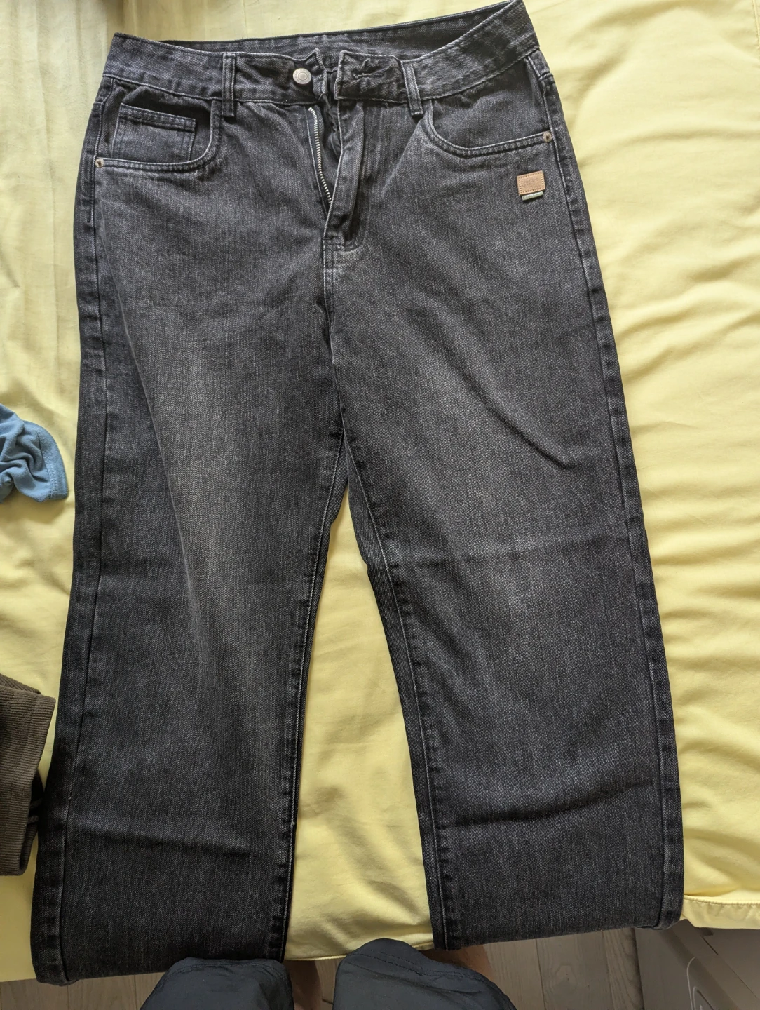 Charcoal Grey Denim Jeans