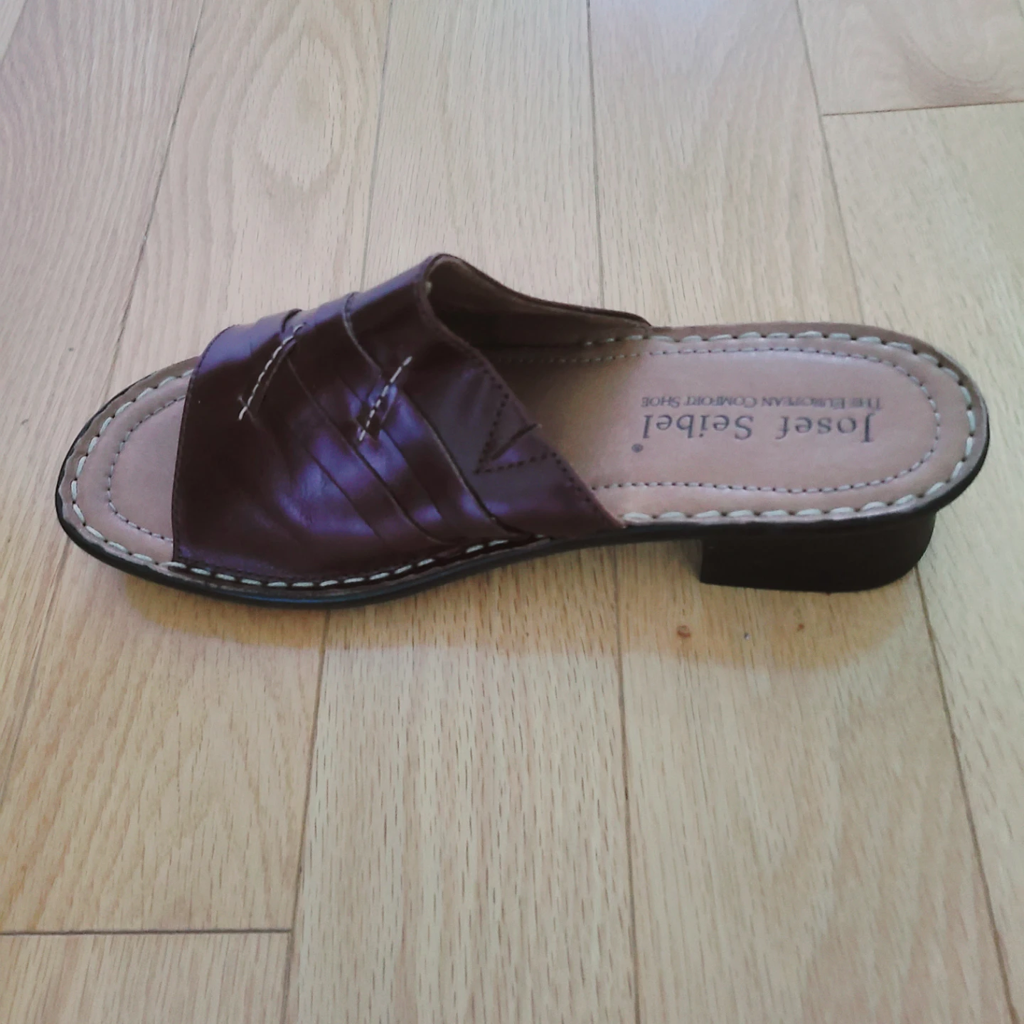 Josef Seibel Brown Leather Sandals Size 38 ⚽ - photo 3