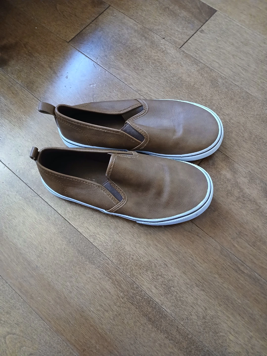 Kids Brown Slip-On Shoes size 2/3