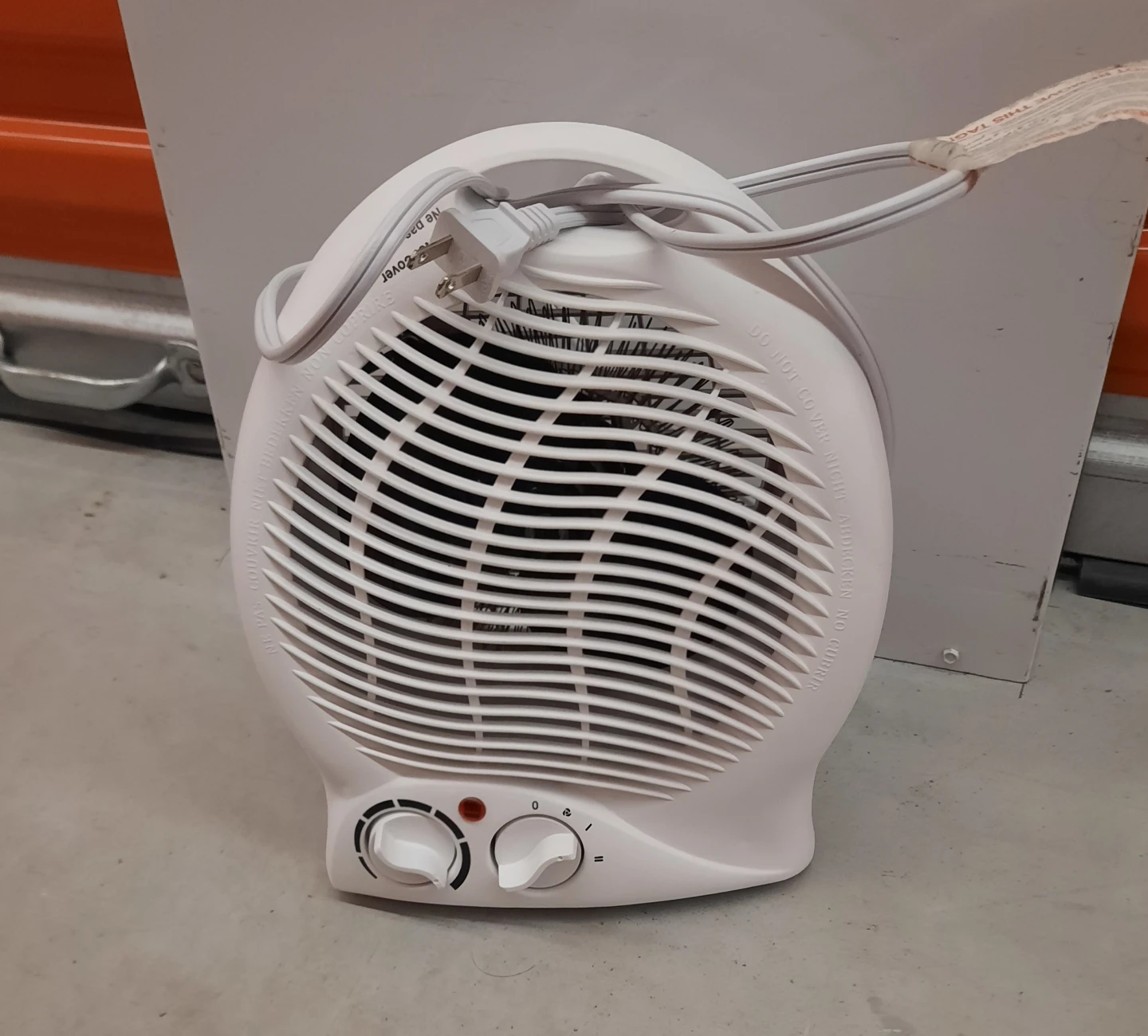 New 1500W Fan-Forced Space Heater white