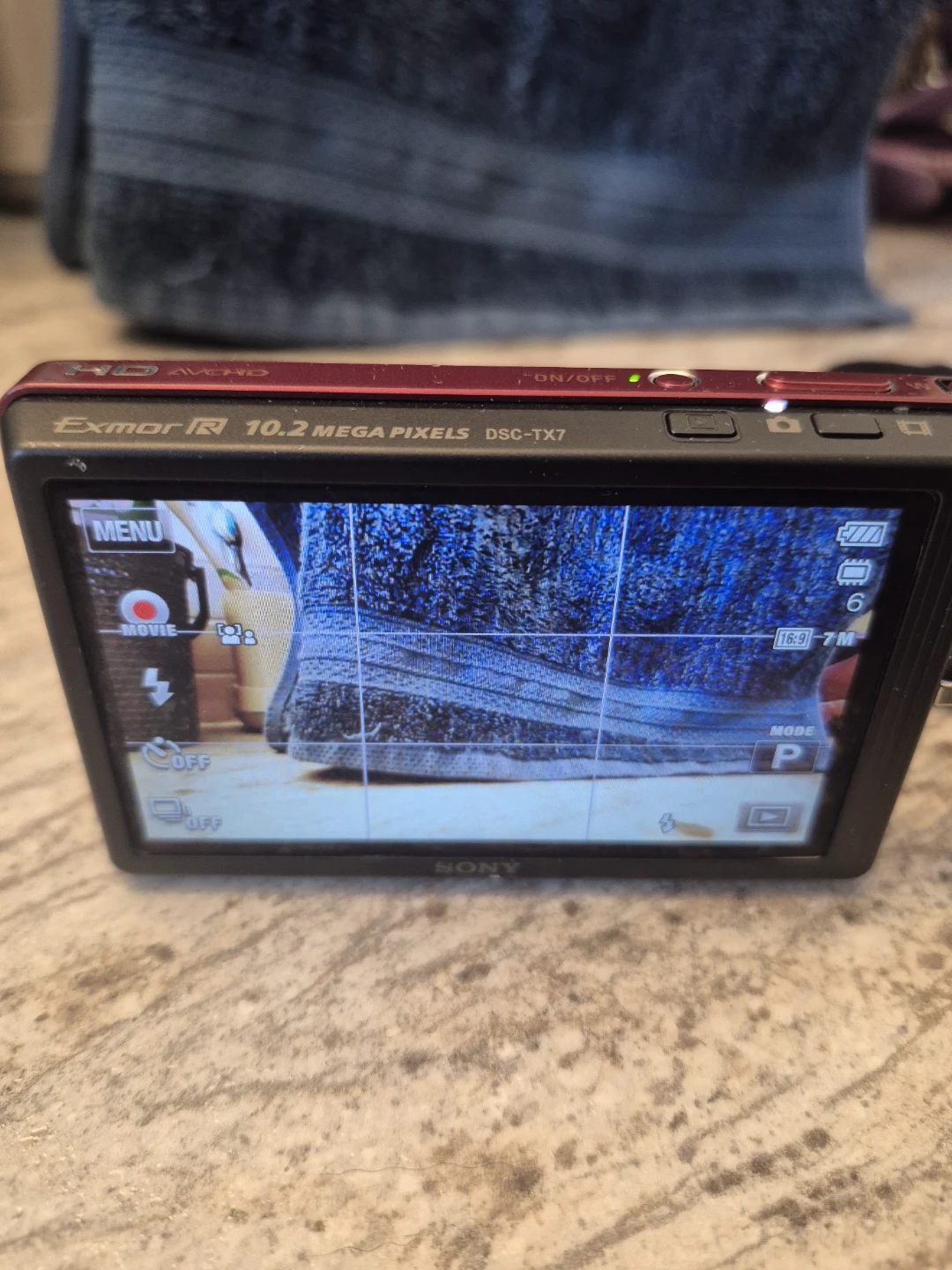 Sony DSC-TX7 10.2 Red Digital Camera - photo 3