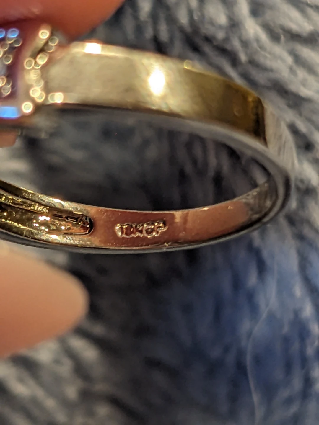Size 7 18K Gold Plated Ring - photo 5