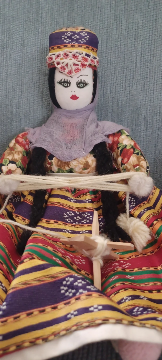 Traditional Folk Doll with Yarn - photo 4