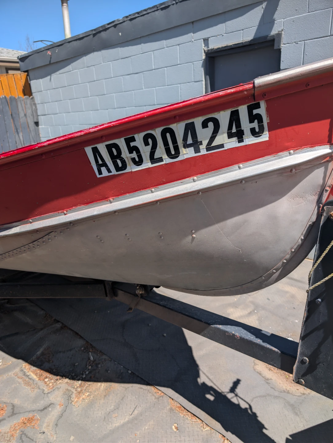 Trade,swap16' Aluminum Boat,trlr for 14' with trailer - photo 5