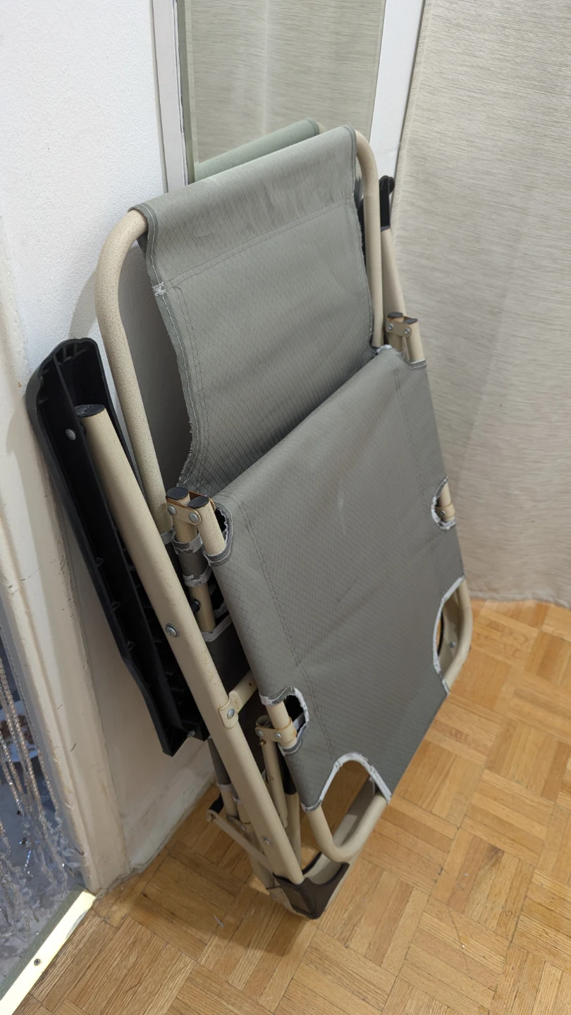Portable Folding Garden Chair Beach Compact Camp Balcony Patio - photo 2