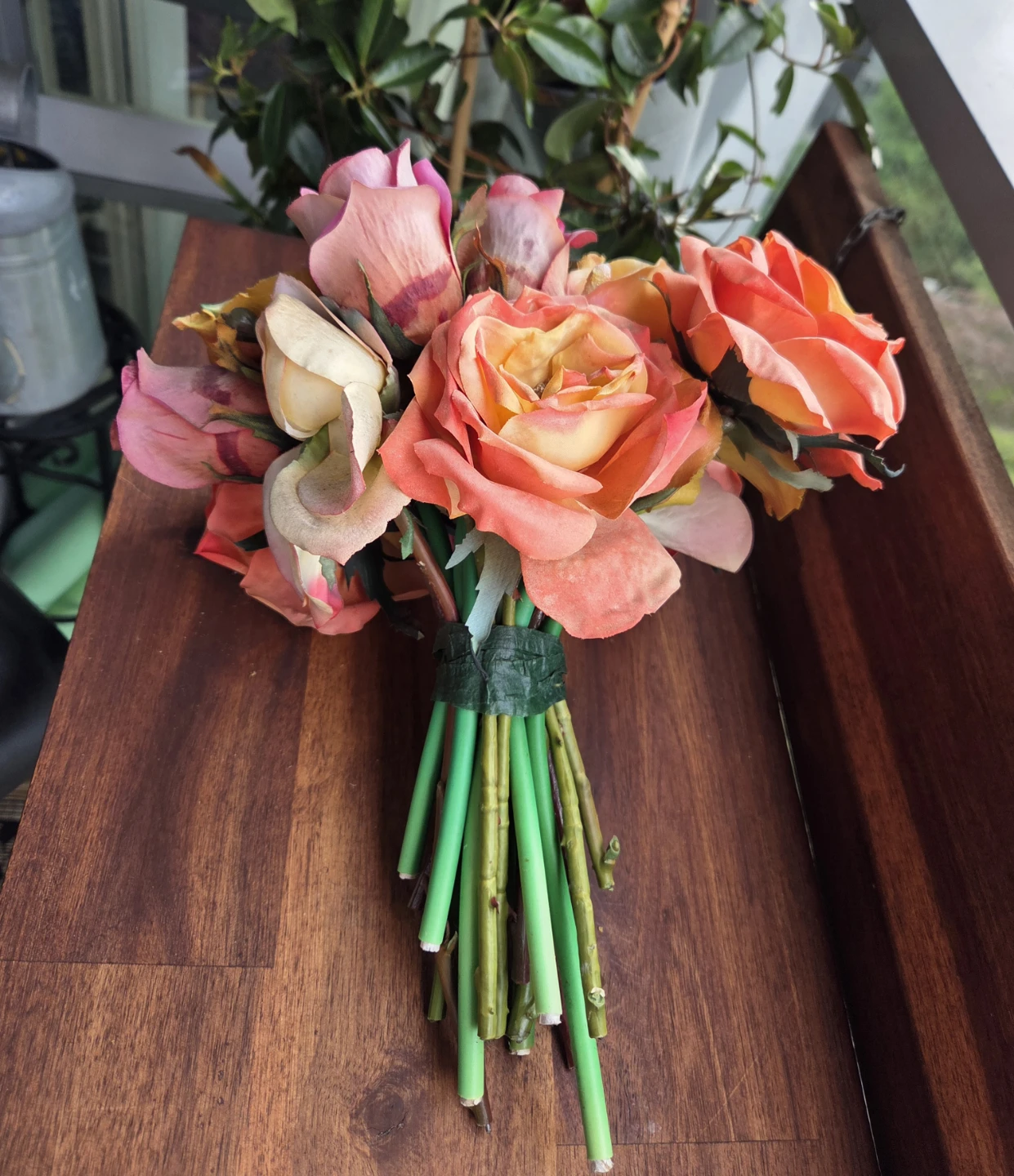 Bouquet of Artificial Roses