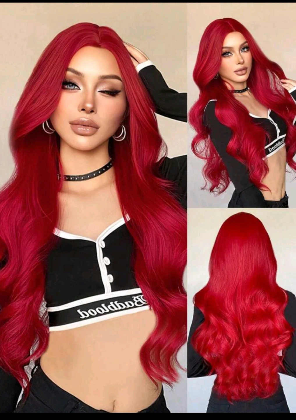 Women's Long Red Wig