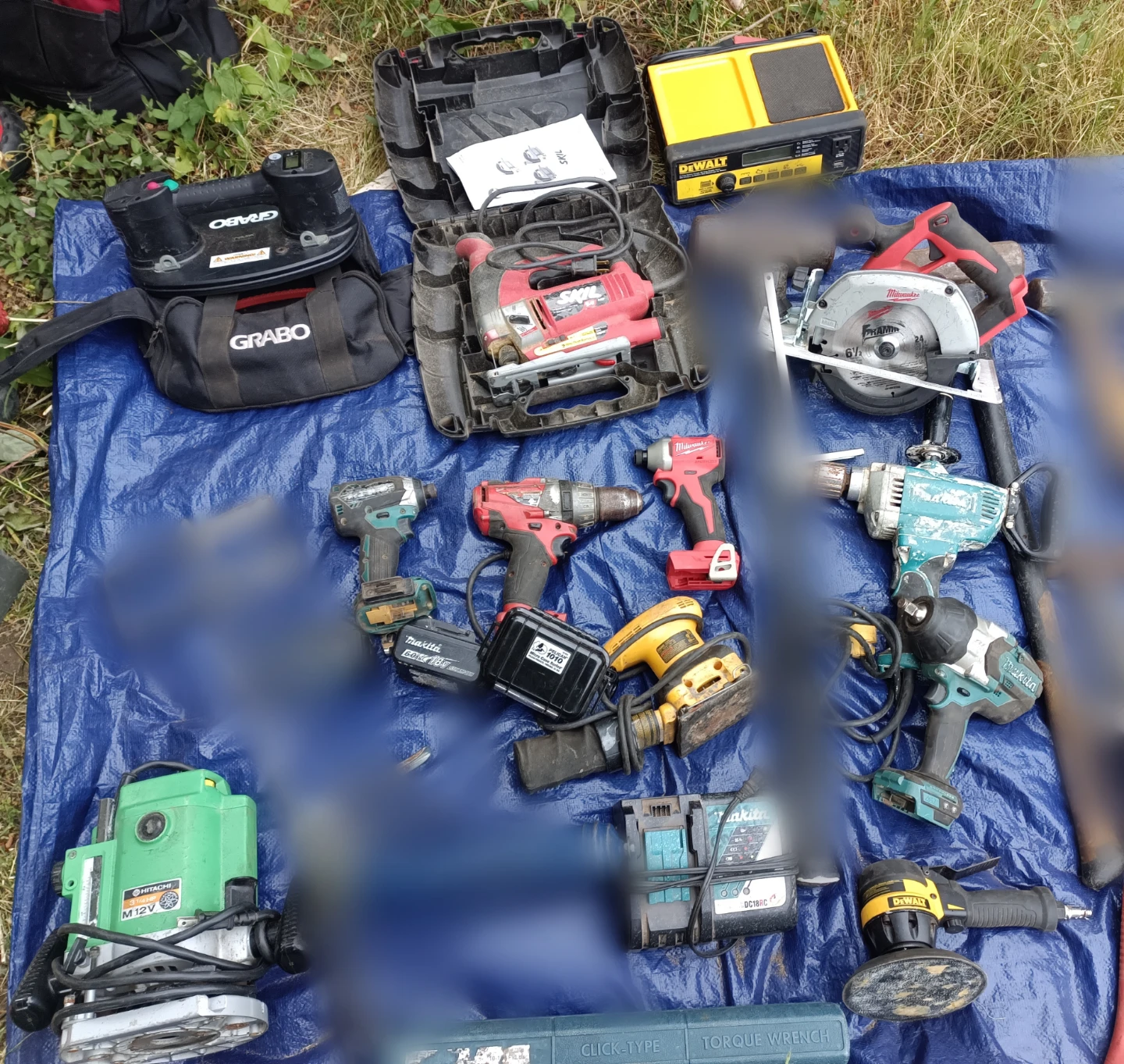 Assorted Power Tools DeWalt,Makita,Milwaukee,Skil,Grabo ⚽
