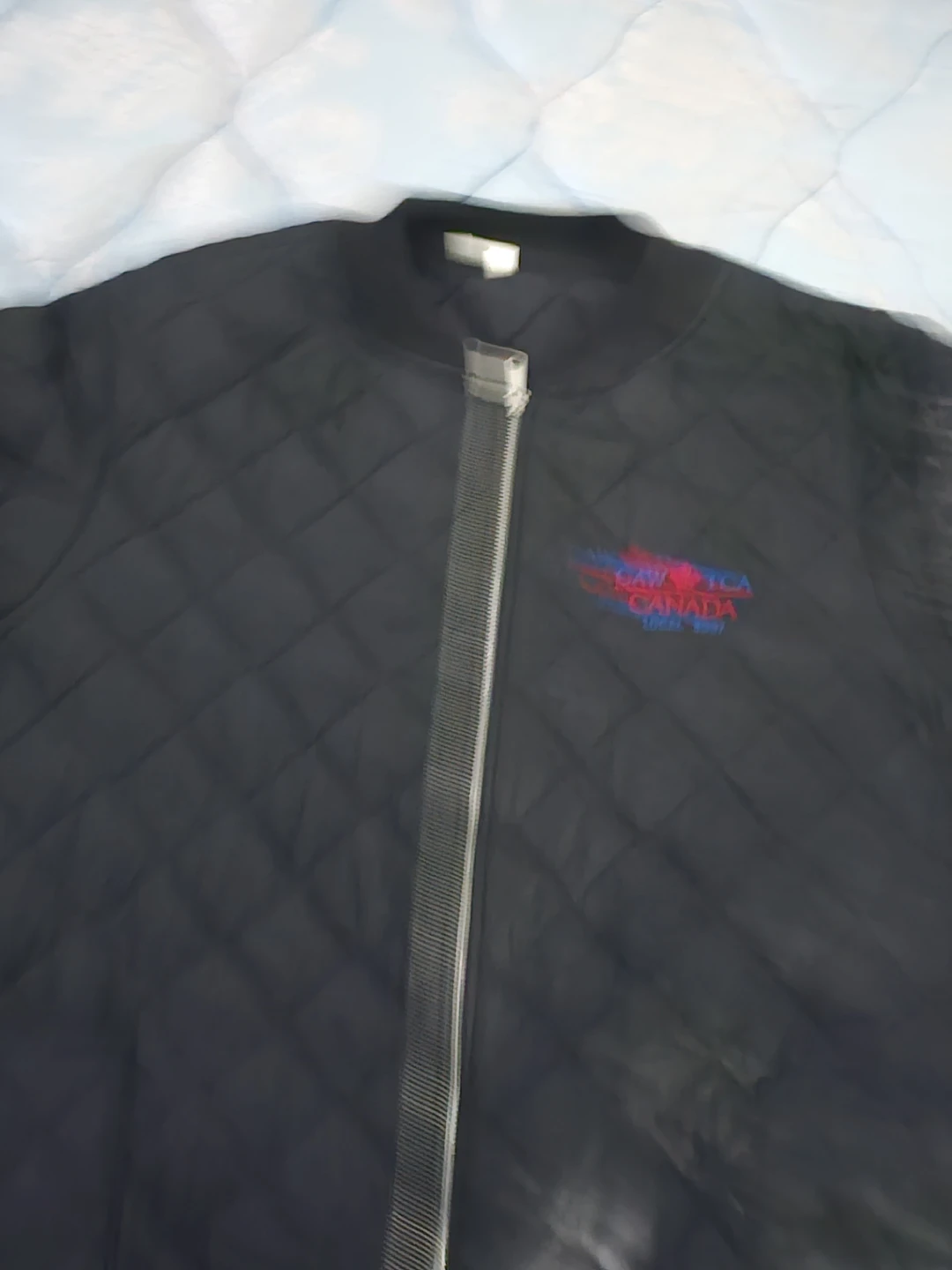 Quilted Bomber Jacket