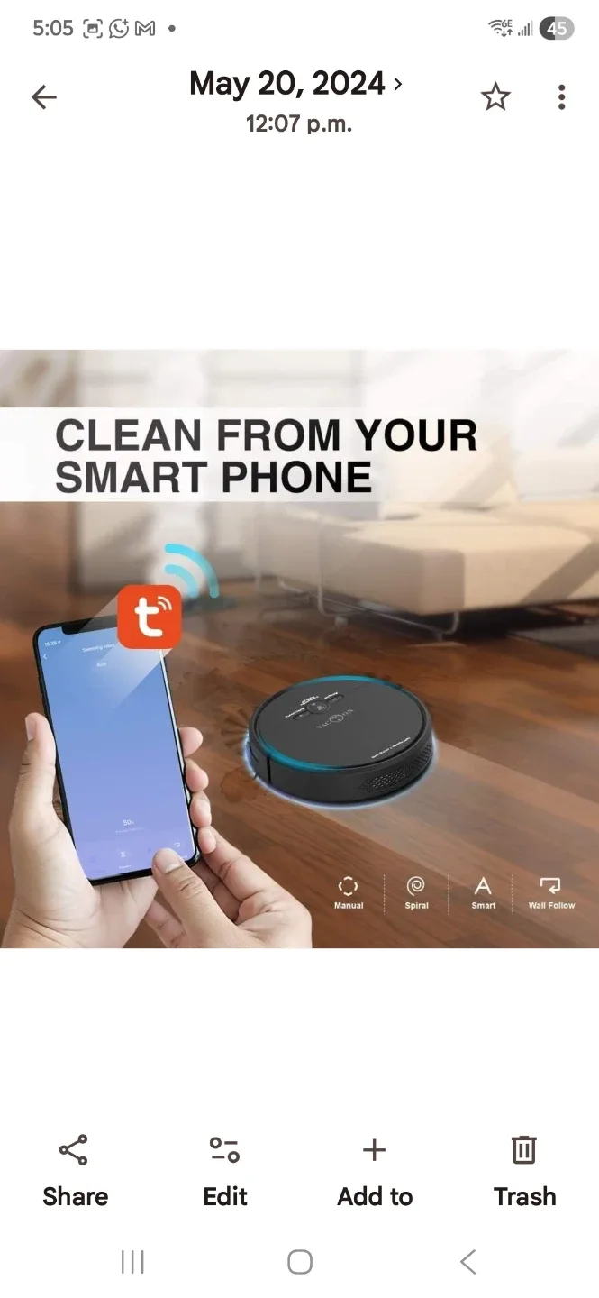 VAC.ON Intelligent Robot Cleaner - photo 5