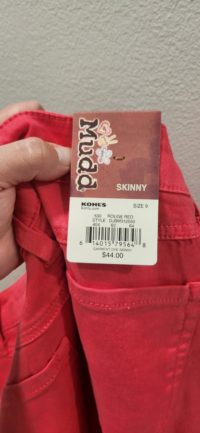 Mudd Skinny Jeans Rouge Red - photo 3