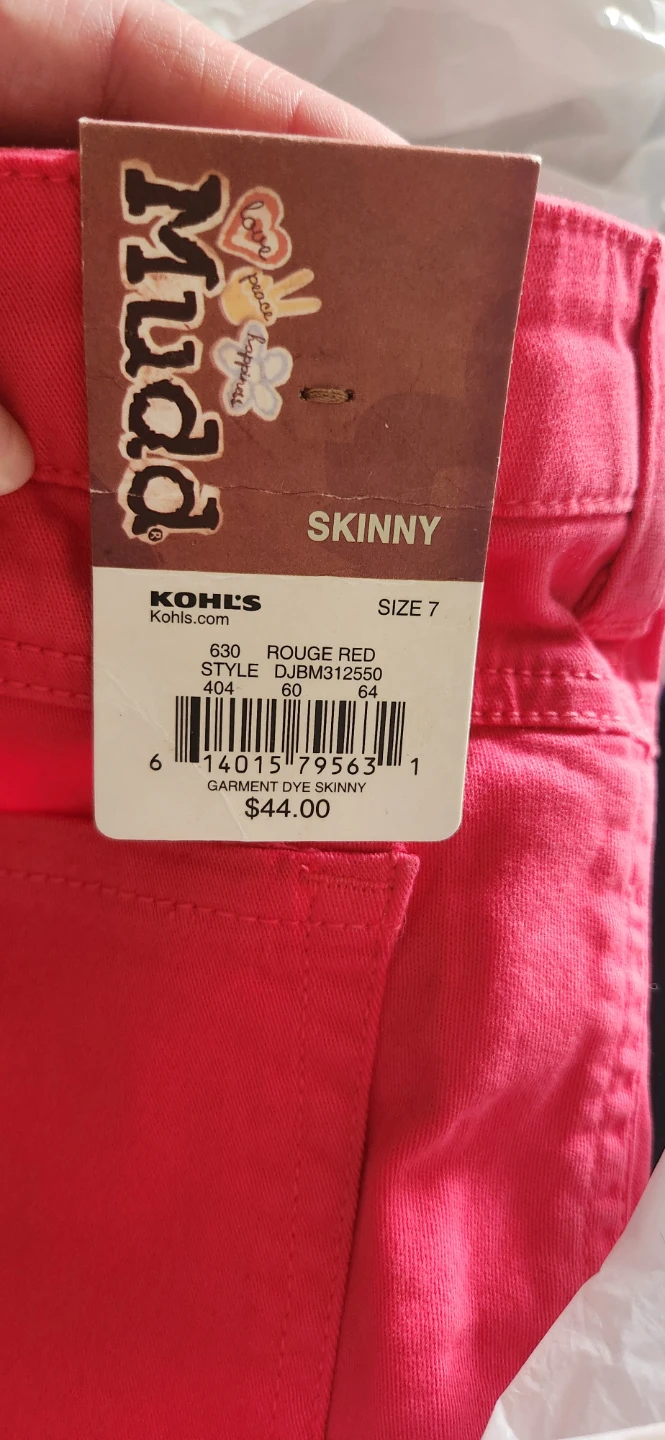 Mudd Skinny Jeans Rouge Red - photo 5