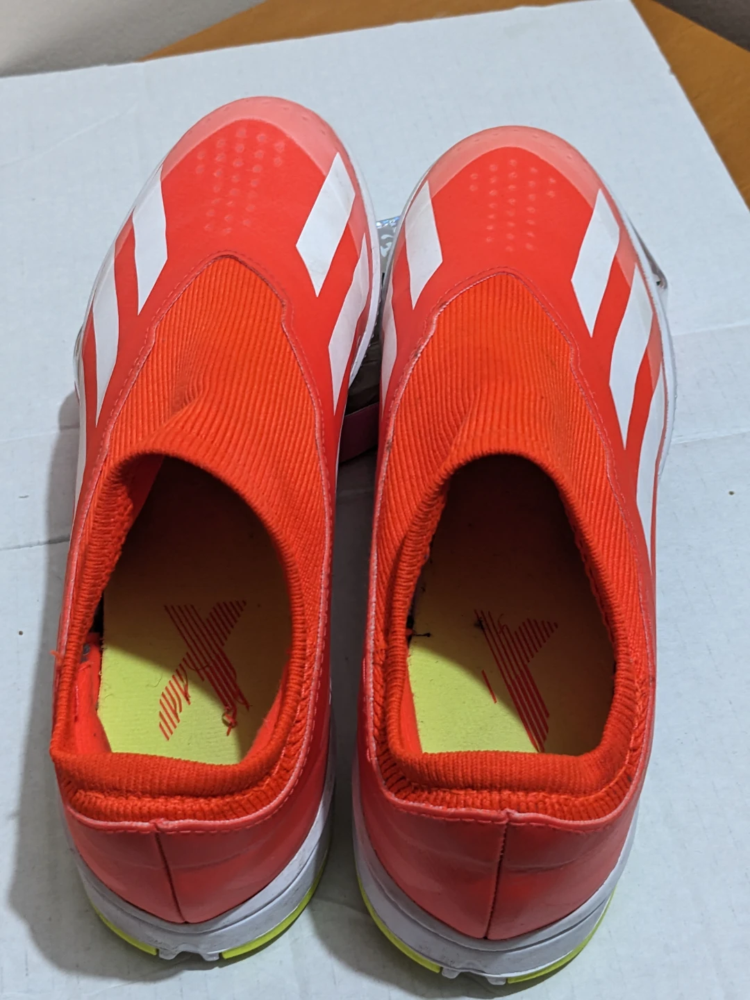 Adidas Predator Freak+ TF Soccer Cleats - Orange/White
