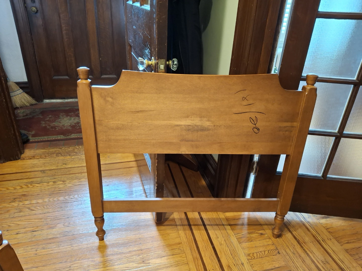 Wooden Headboard and Footboard Set - photo 3