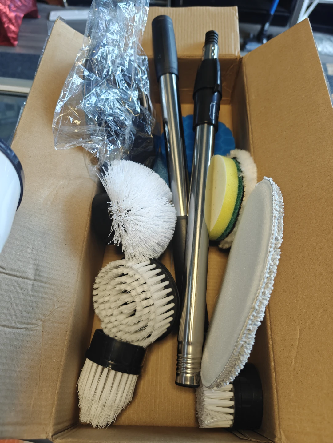 Electric Cleaning Brush Set Set with Spinner Head