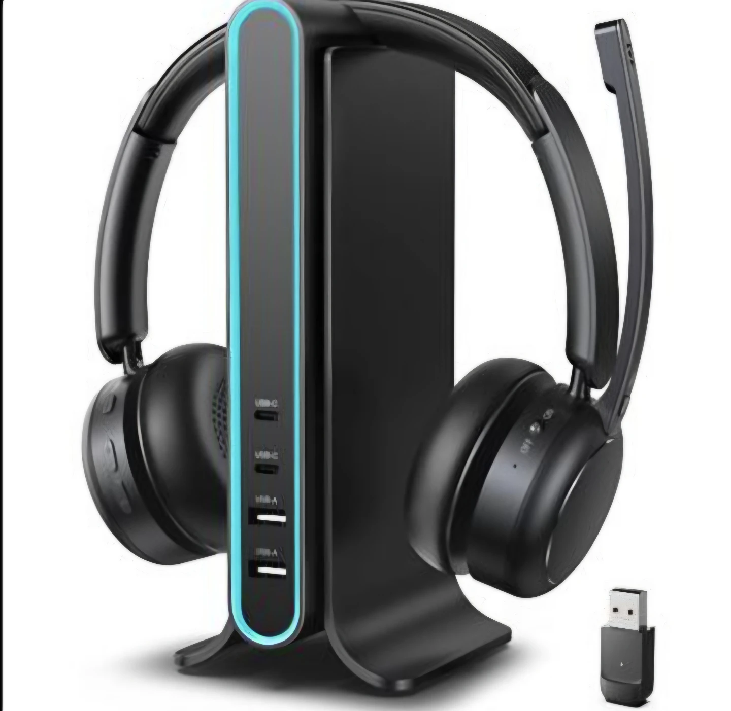 KH155M QUALCOMM Stereo Wireless Headset with Charging Stand