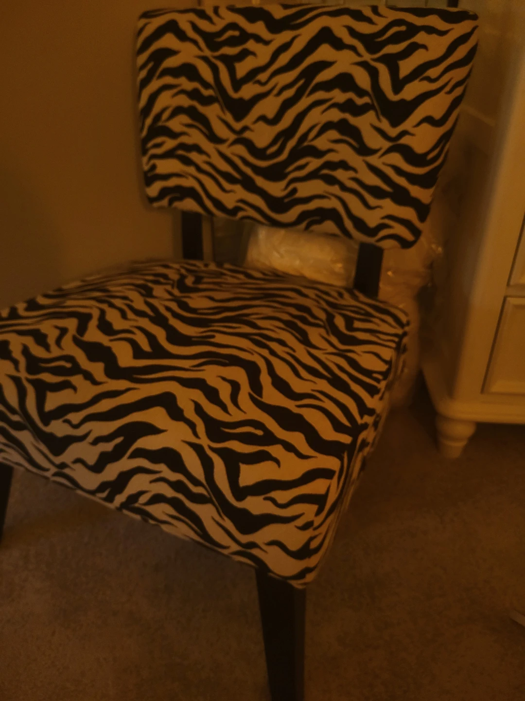 Zebra Print Accent Chair - photo 2