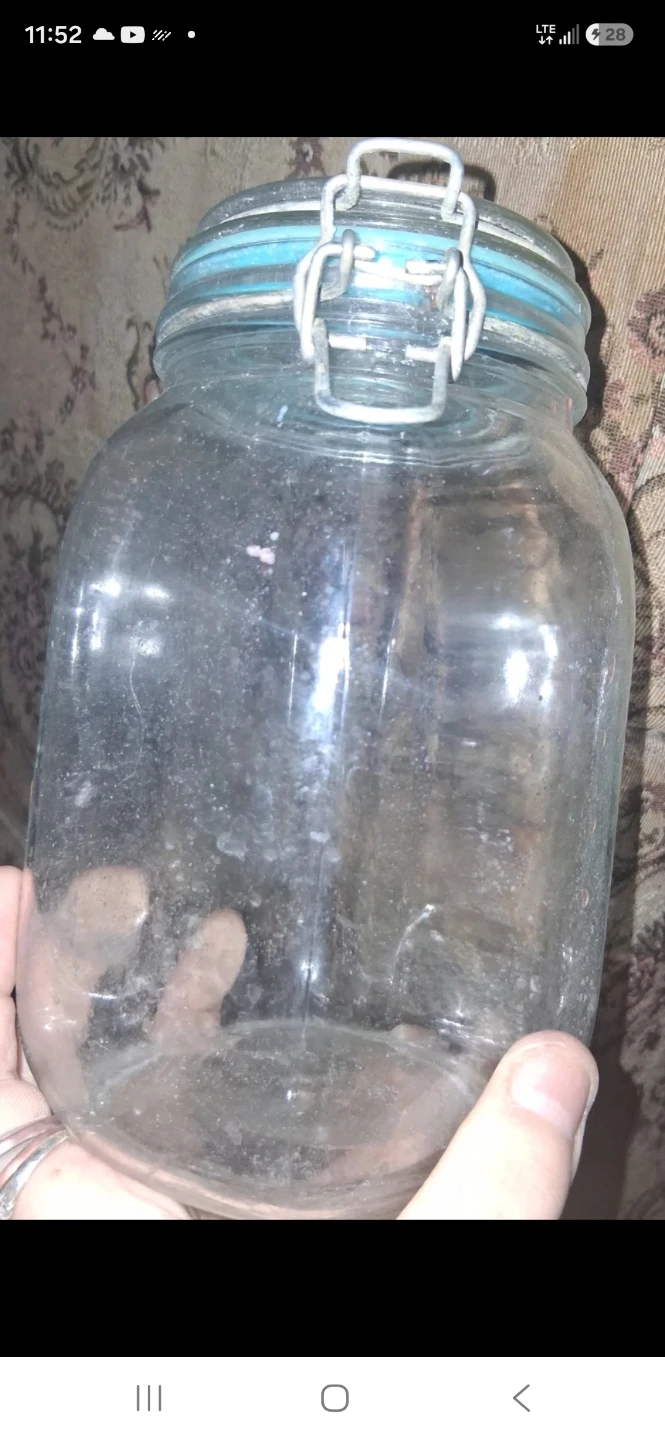 Mason Glass Storage Jar with Lid+ Storage Clear Jar+ - photo 2