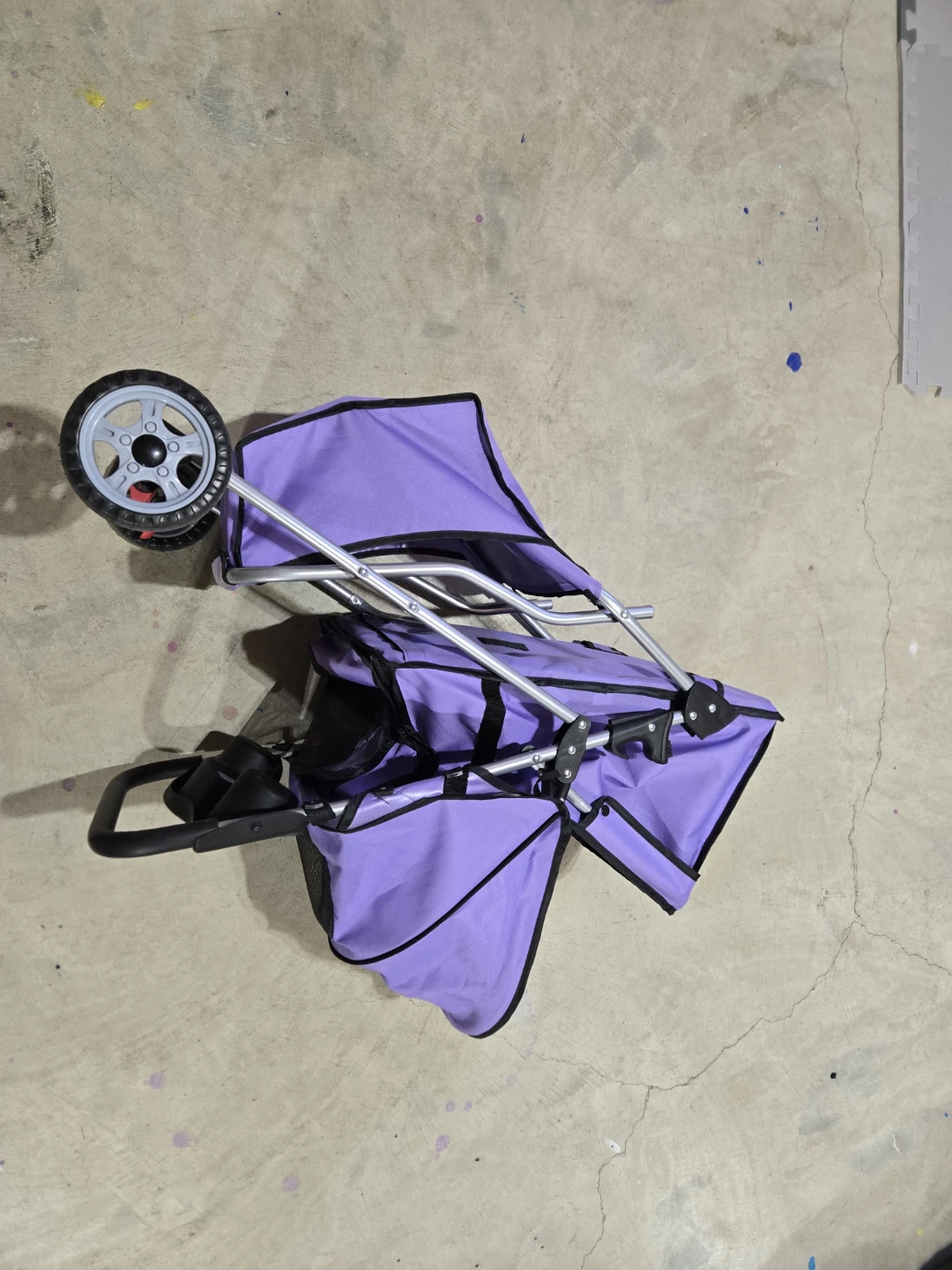 Pet stroller collapsible