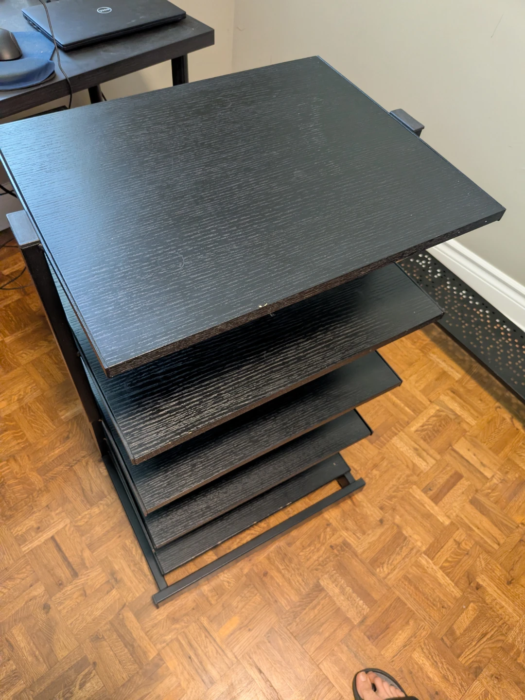 Plateau 5 shelf hifi rack