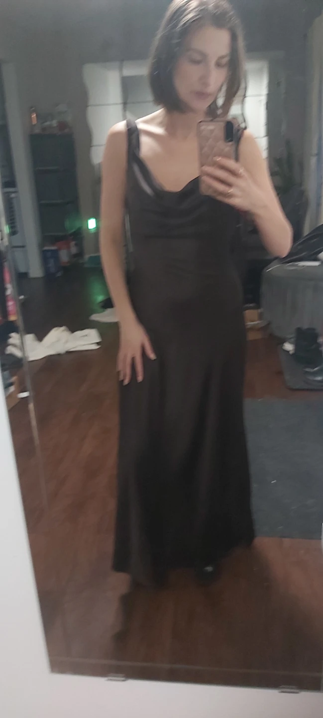 New ZARA satin dress size S ⚽️ - photo 4