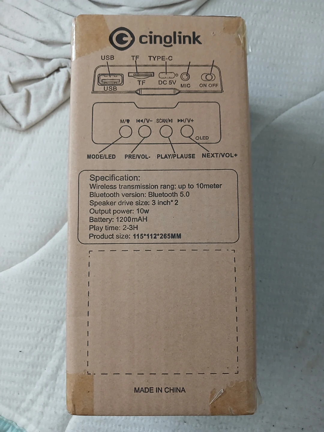 Cinglink CBS-3025C Portable Speaker - photo 4
