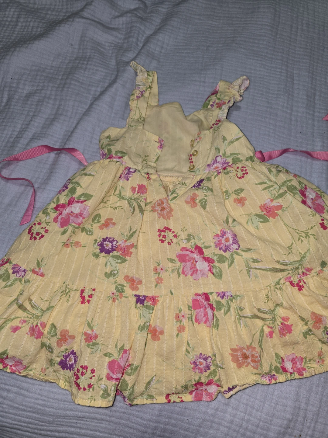 Zunie Yellow Floral Dress - photo 2