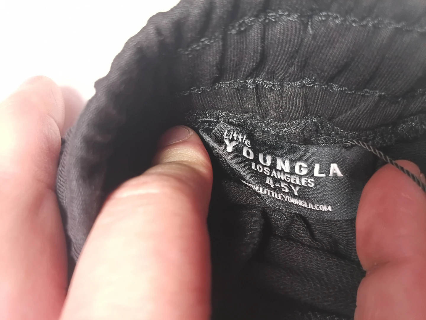 Little YOUNG LA Black Joggers - photo 3