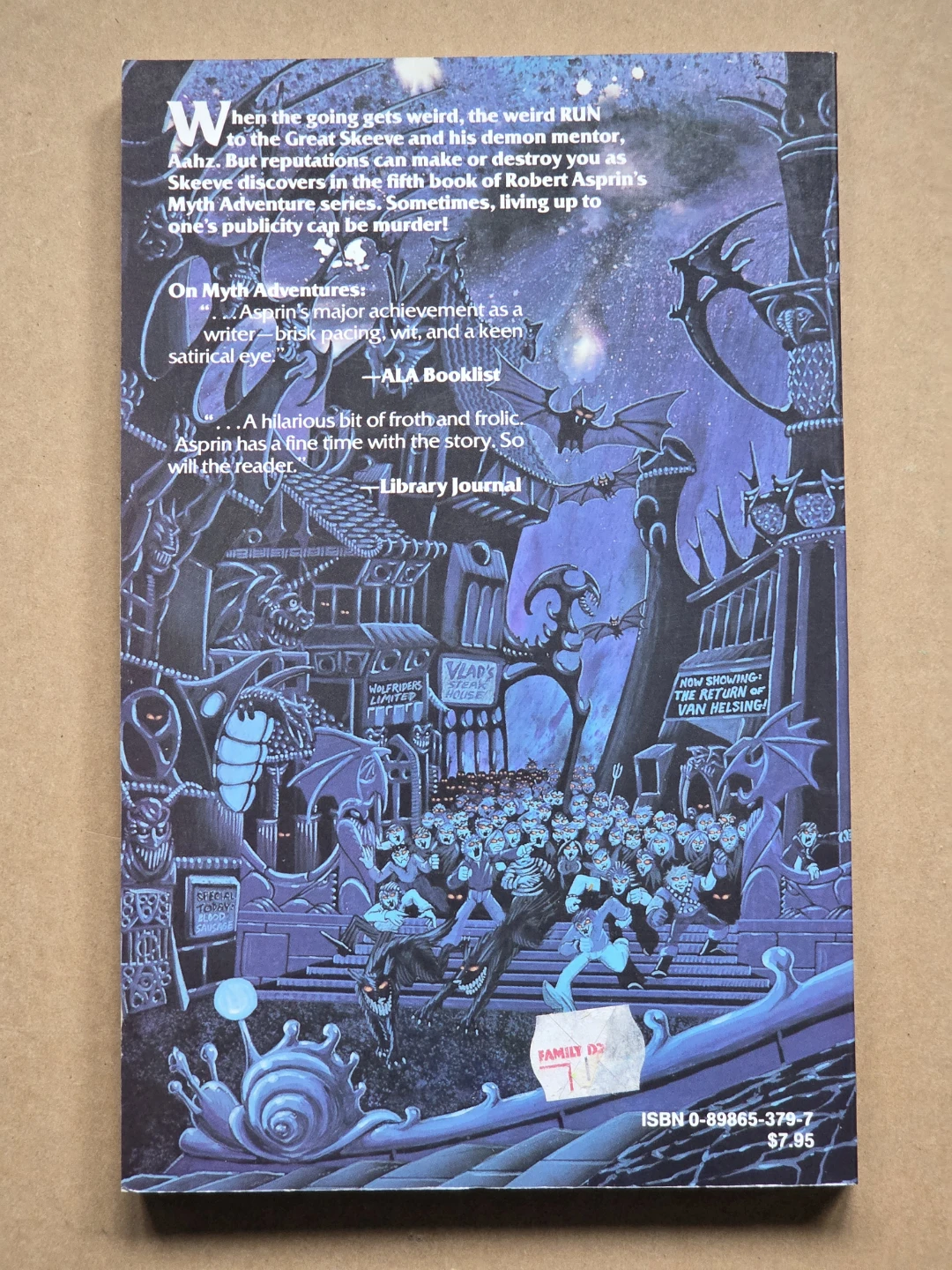 Myth-ing Persons by Robert Asprin (1984 Vintage Starblaze) - photo 4