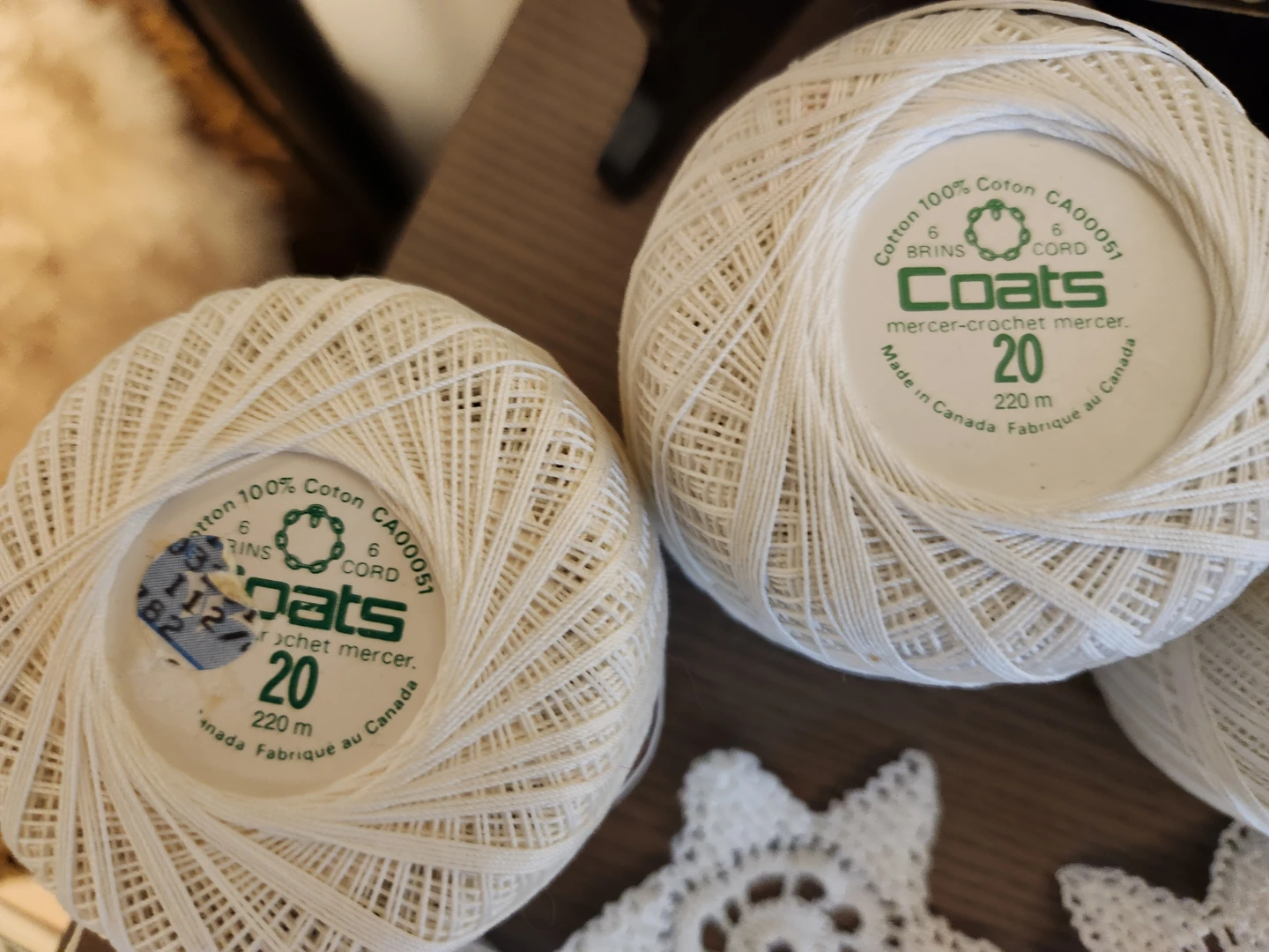 Coats Crochet Thread Size 20 - 220m Spools - photo 2