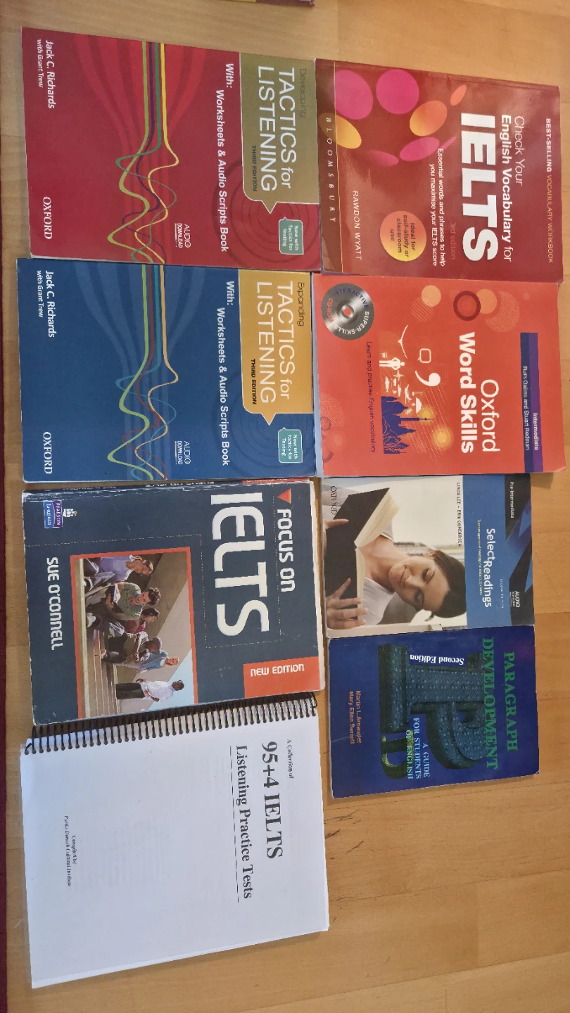 Collection of IELTS Study Books