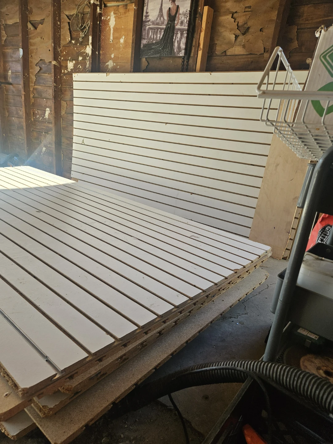White Slatwall Panels - photo 2