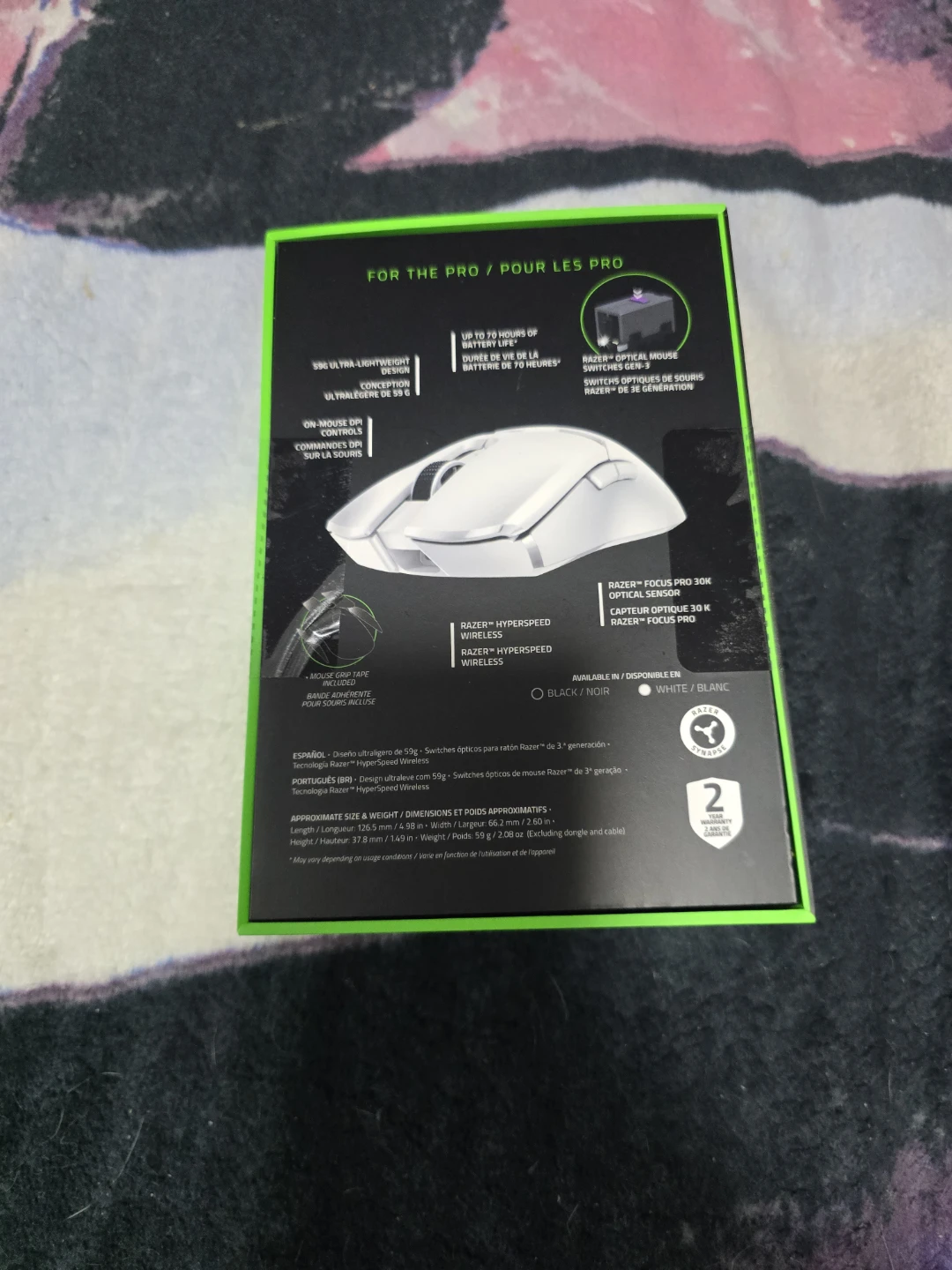 Razer Viper V2 Pro Wireless Gaming Mouse - White - photo 4