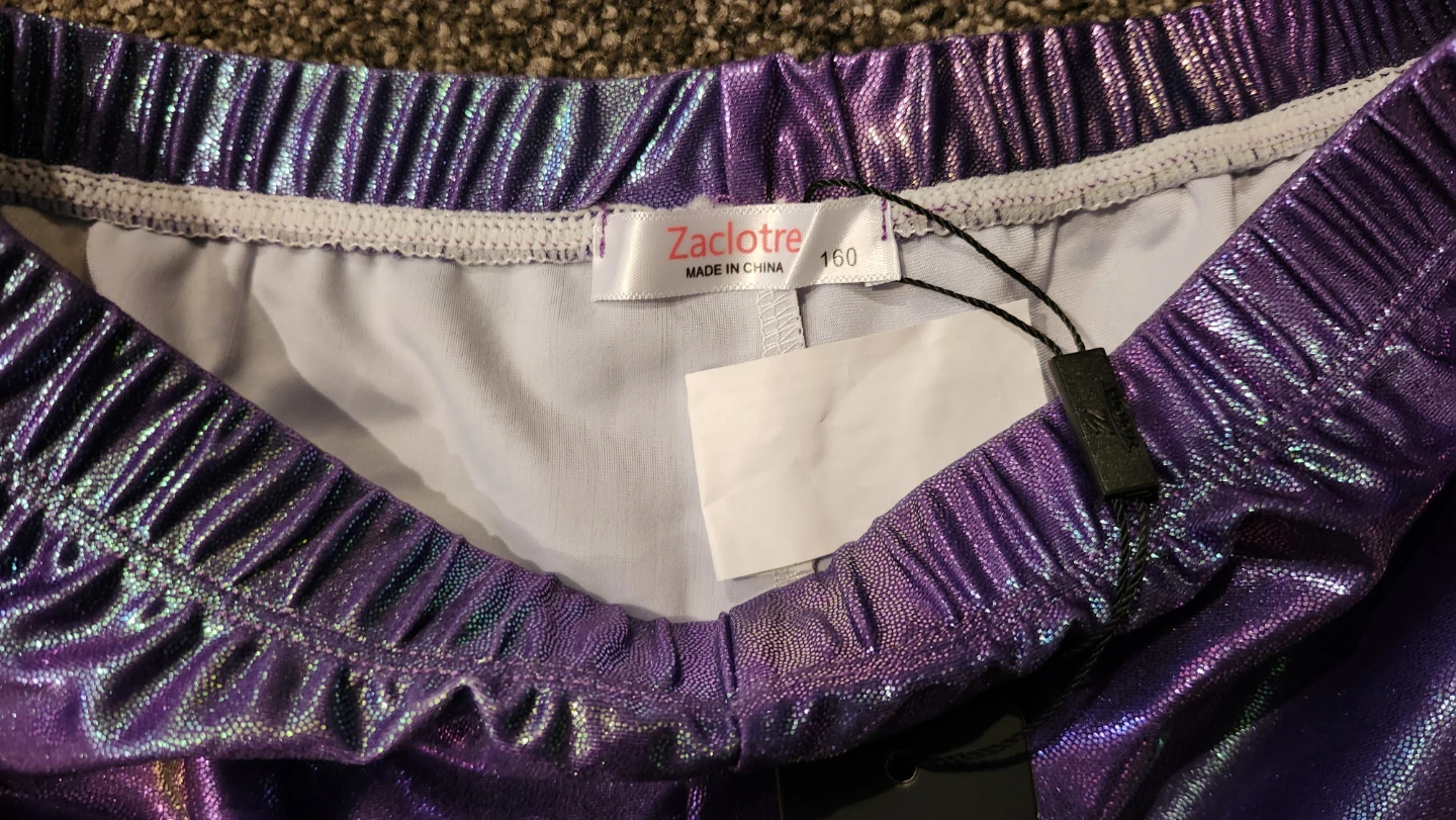 Zaclote Gymnastics Leotard Shorts Set with Scrunchie - photo 2