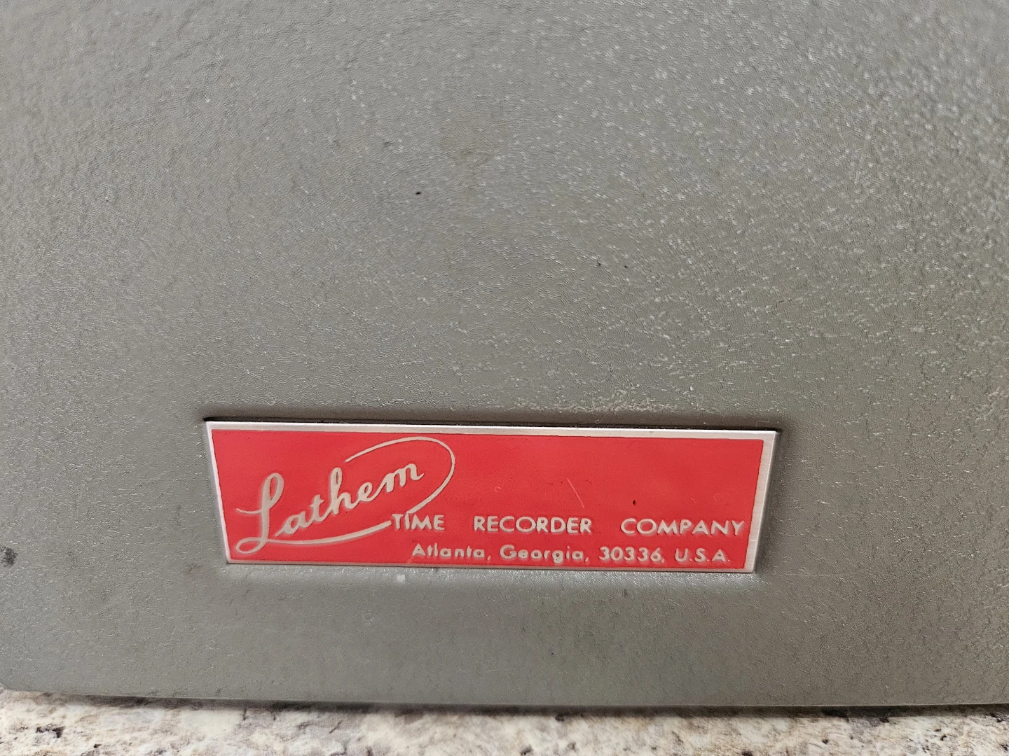 Lathem Time Recorder - photo 5