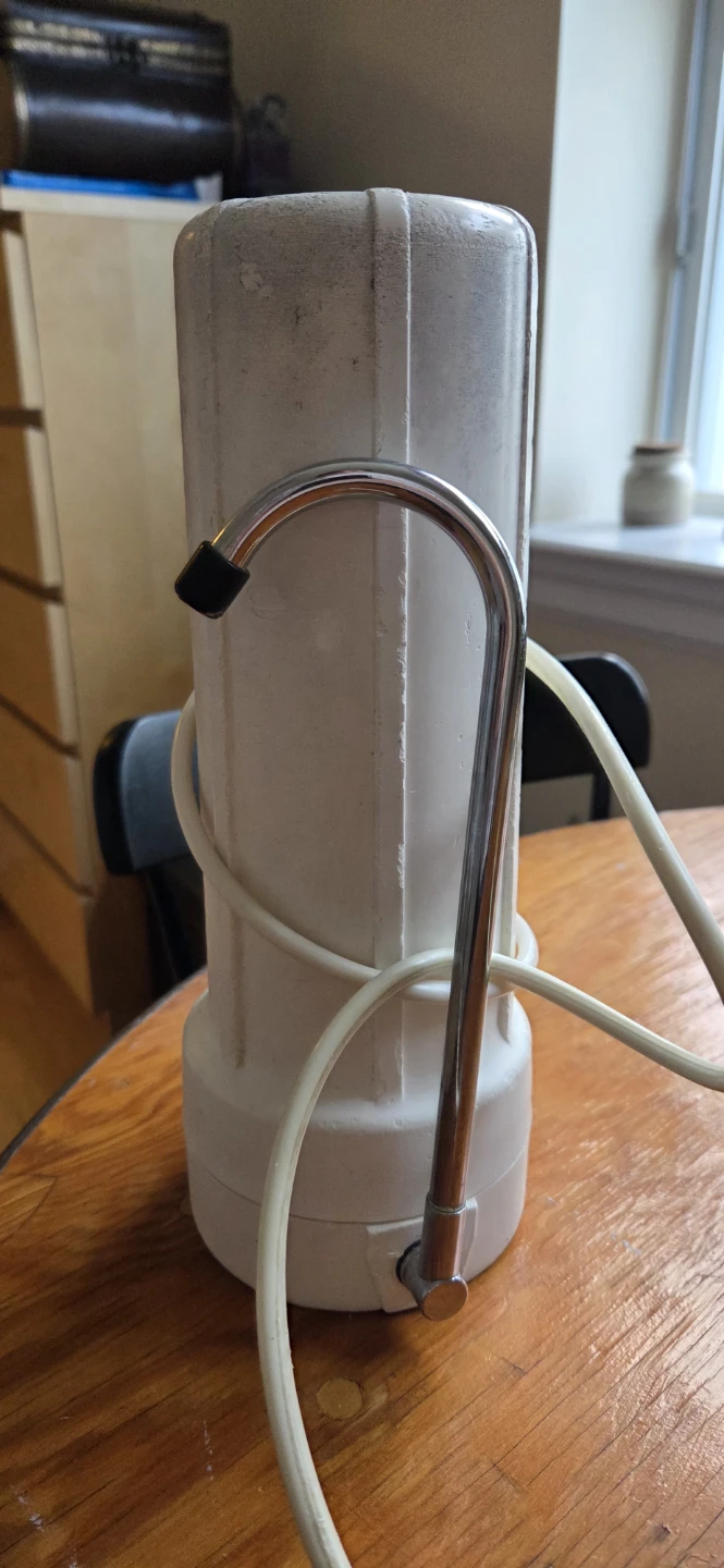 White Countertop Water Filter