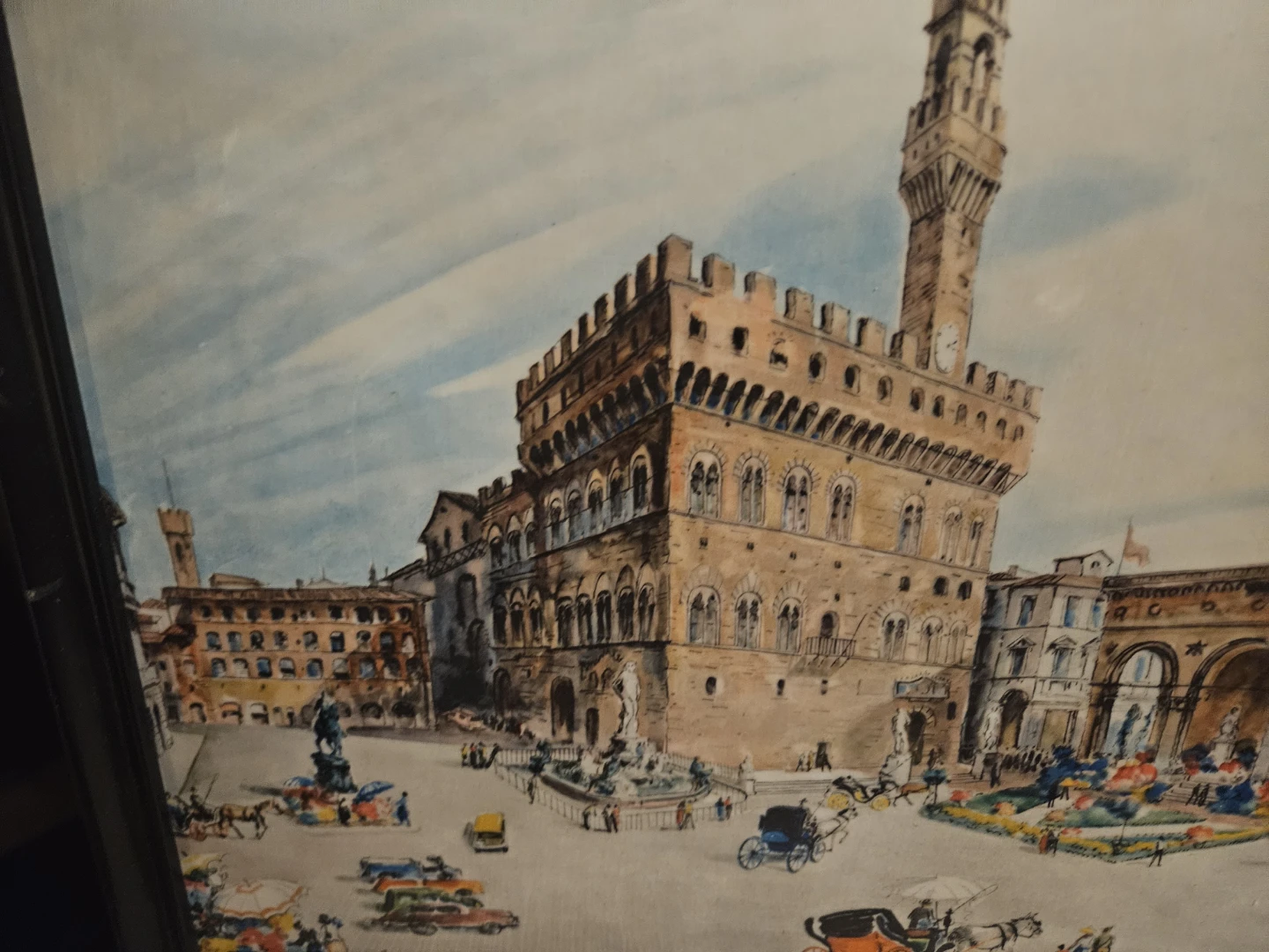 Framed Art Print of Piazza della Signoria, Florence - photo 3