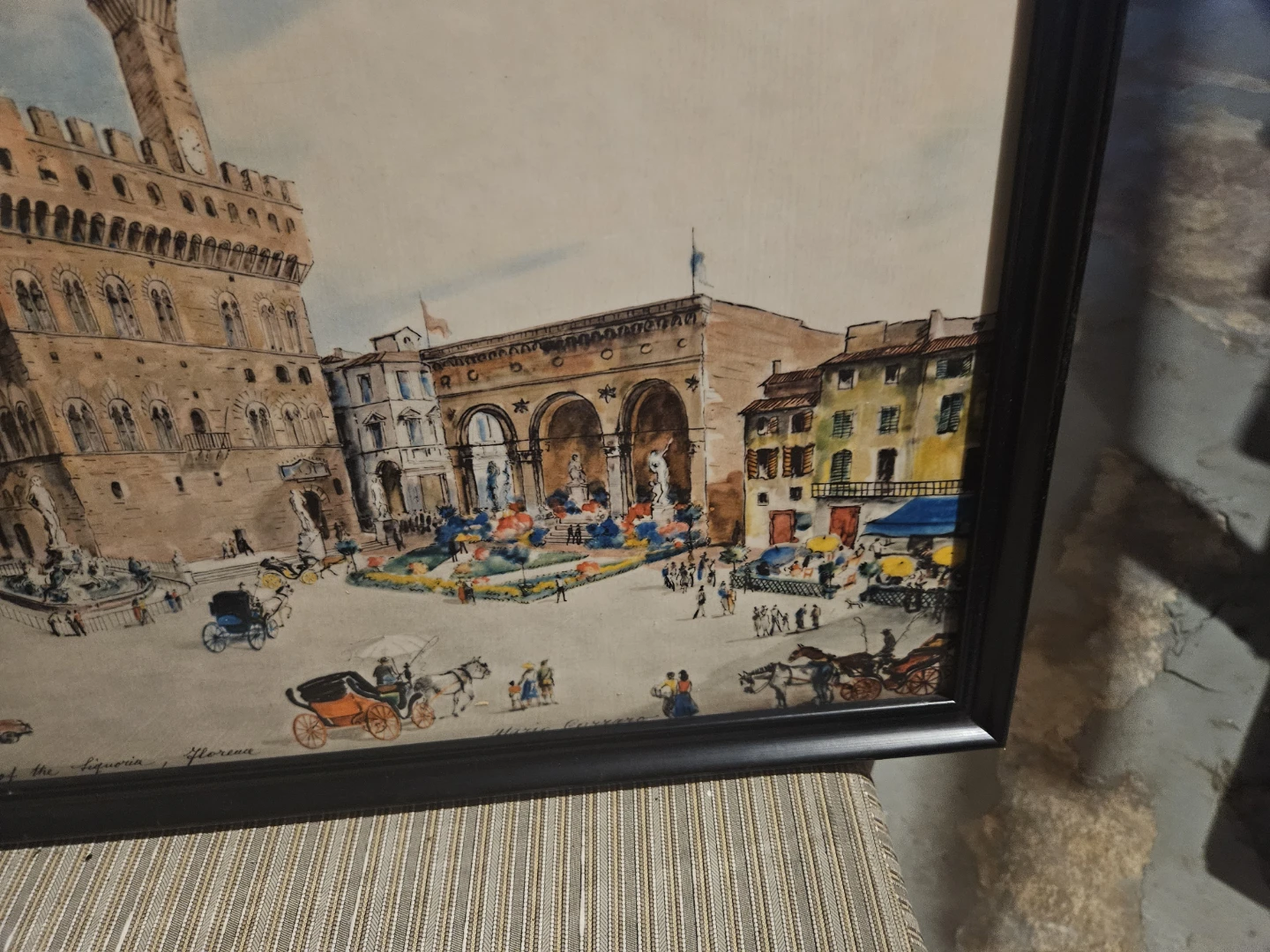 Framed Art Print of Piazza della Signoria, Florence - photo 4