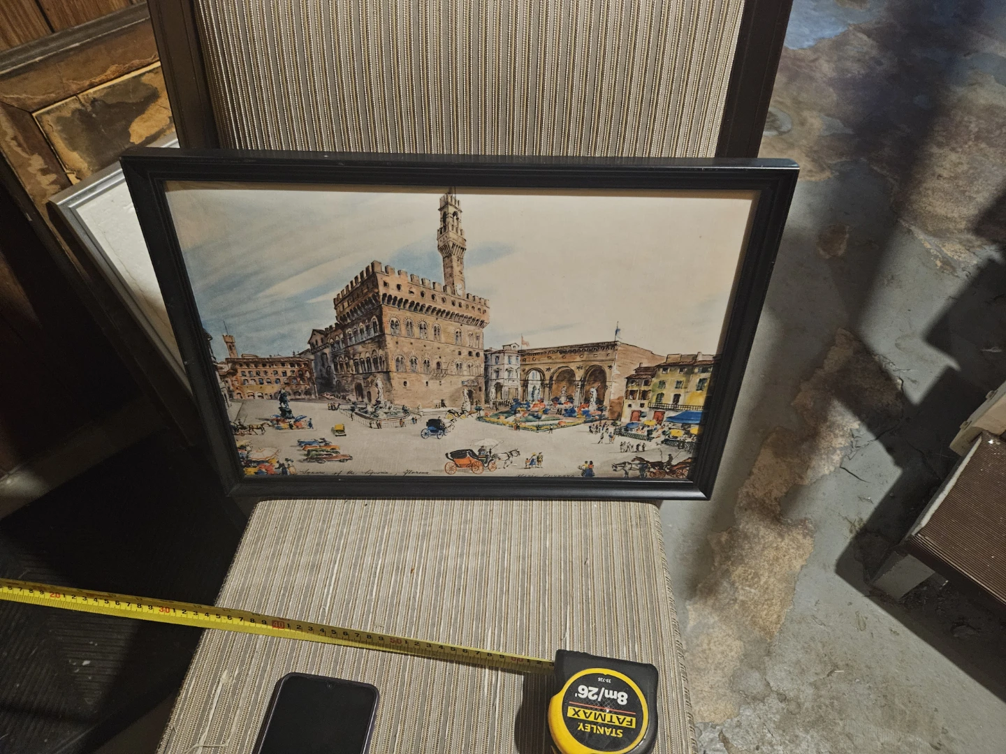 Framed Art Print of Piazza della Signoria, Florence - photo 5