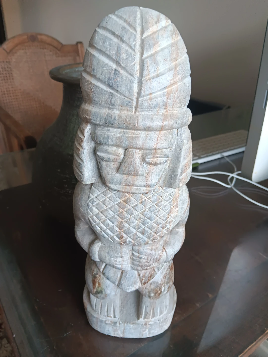 Aztec Stone Figurine Carvings