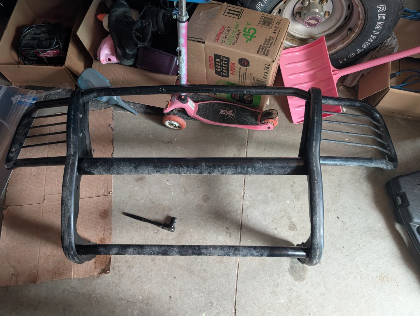 Black Grille Guard with Mounting Brackets - photo 4