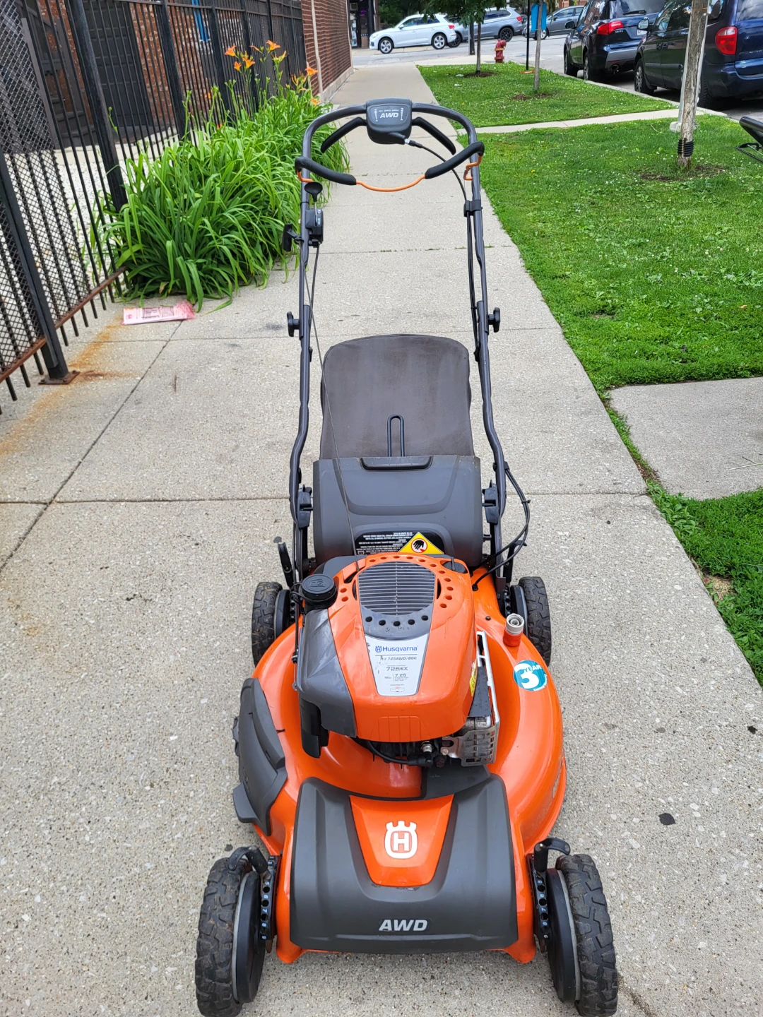 Lawnmover husqvarna self propelled 4x4