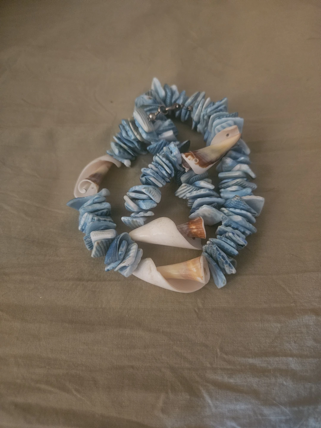 Blue Shell Necklace - photo 3