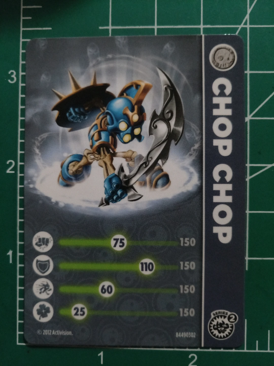 Skylanders Giants Series 2 Chop Chop Trading Card