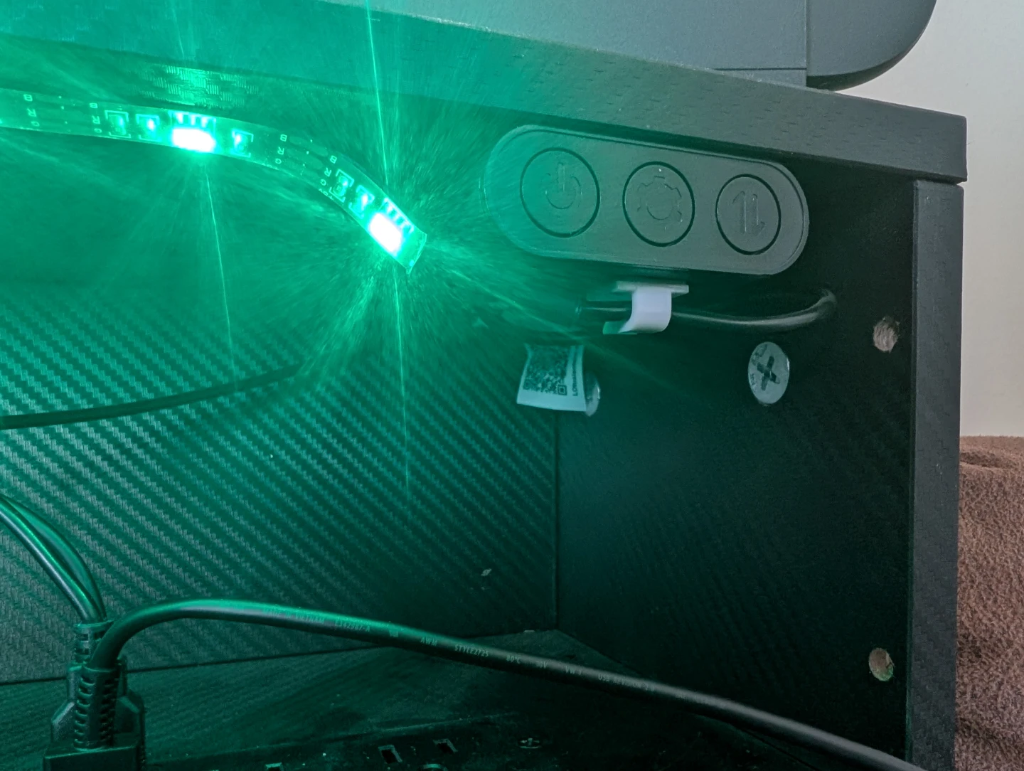 Gaming Desk with LED Lighting - photo 3