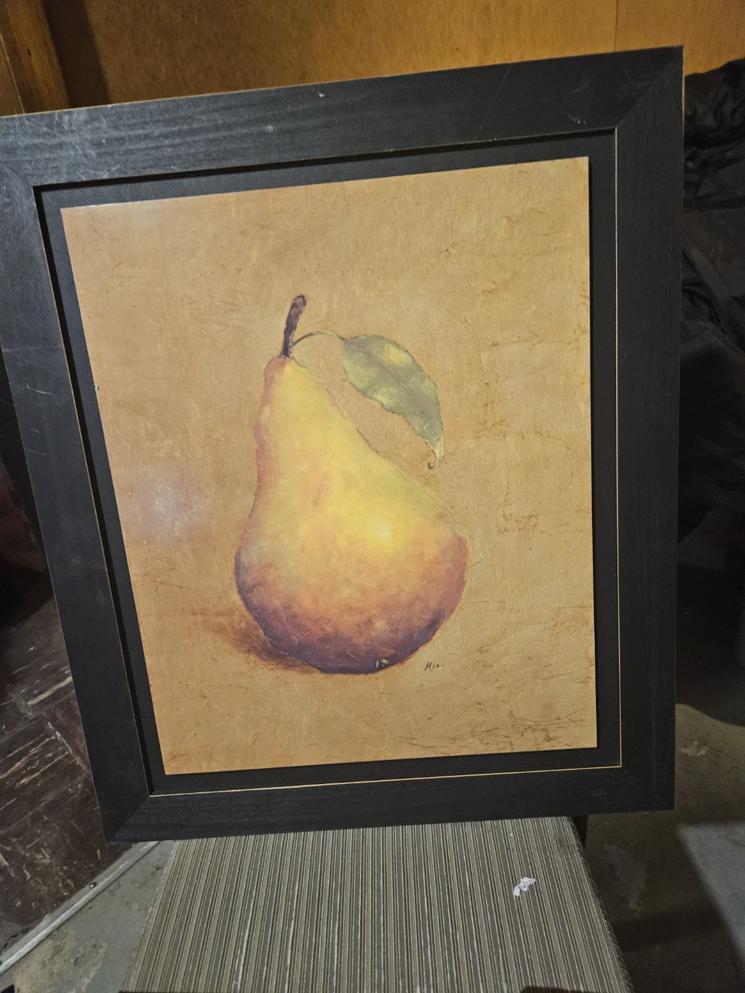 Framed Pear Art Print - photo 2